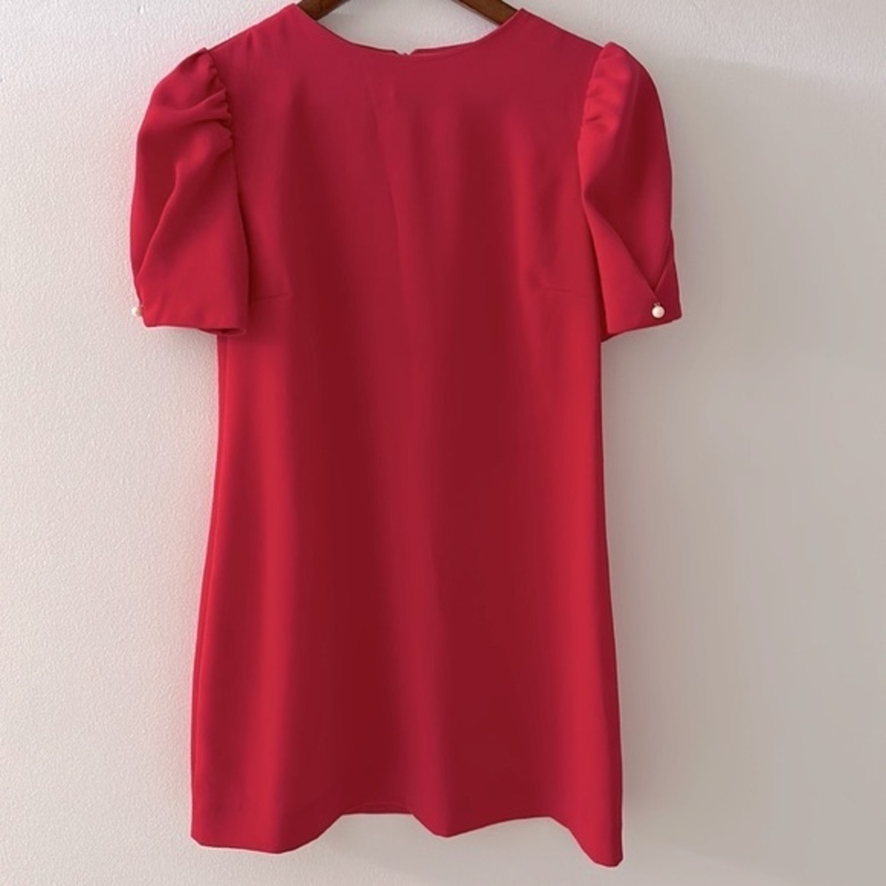 Zara Hot Pink Dress with Pearls 🩷